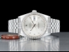 Rolex Datejust 36 Argento Jubilee Silver Lining Diamonds Dial  Watch  16234